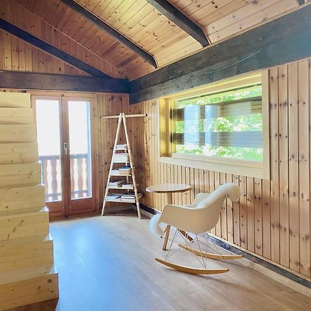 Eco Lodge With Jacuzzi And View In The Swiss Alps Grône 외부 사진