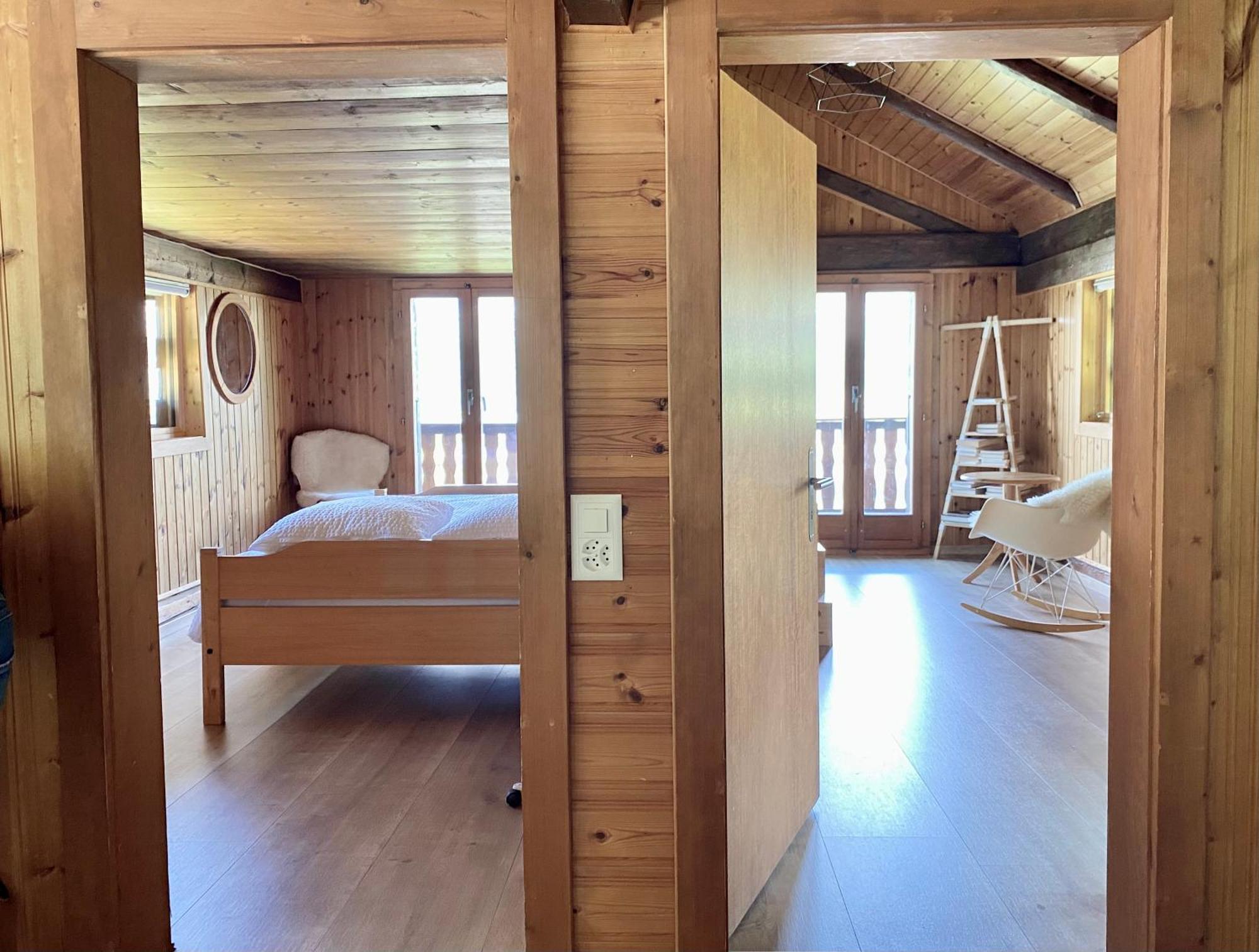 Eco Lodge With Jacuzzi And View In The Swiss Alps Grône 외부 사진