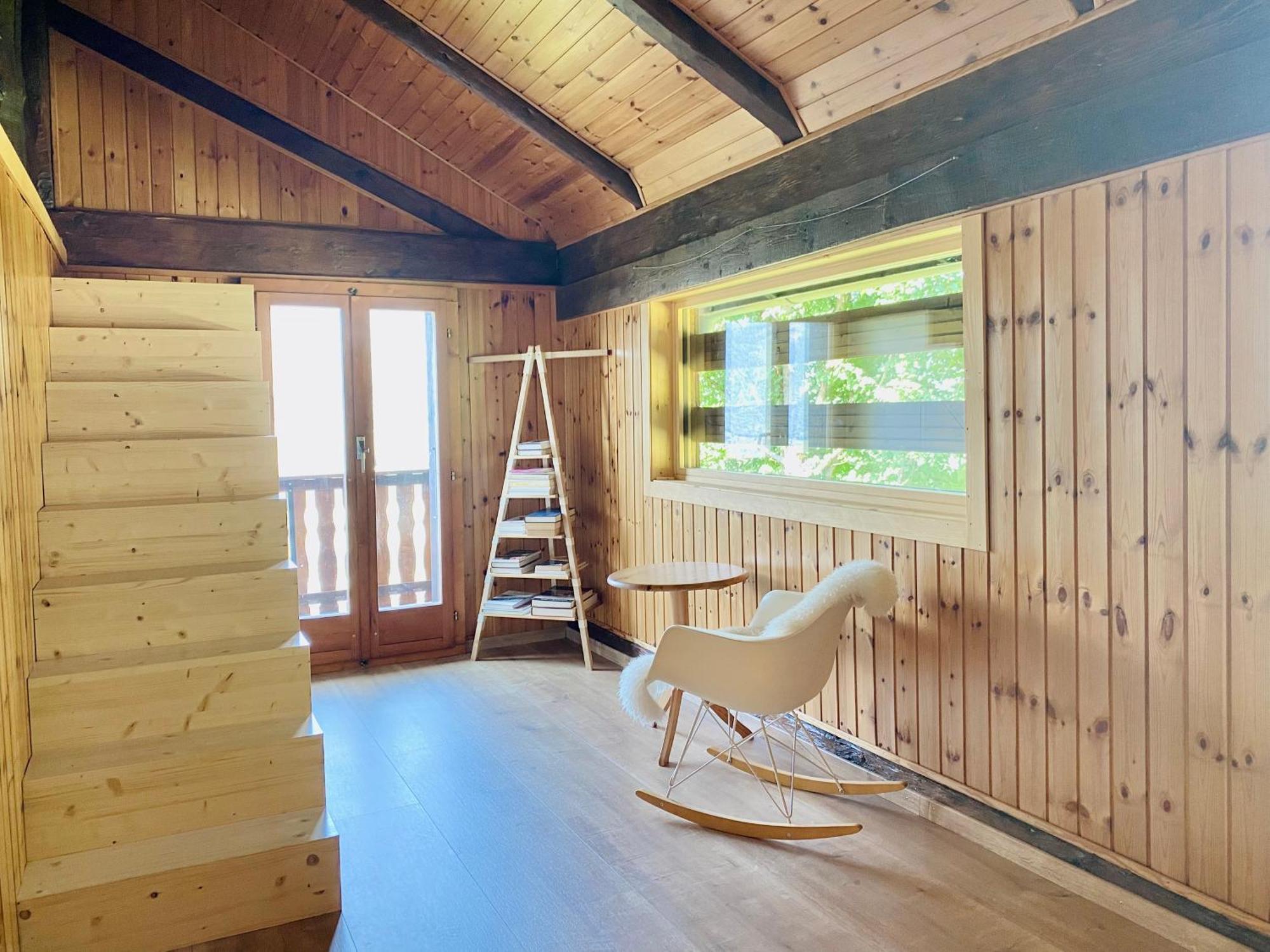 Eco Lodge With Jacuzzi And View In The Swiss Alps Grône 외부 사진